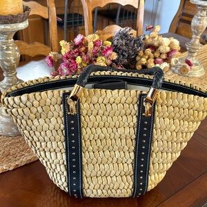 Michael Michael Kors Tan and Black Women's Bag